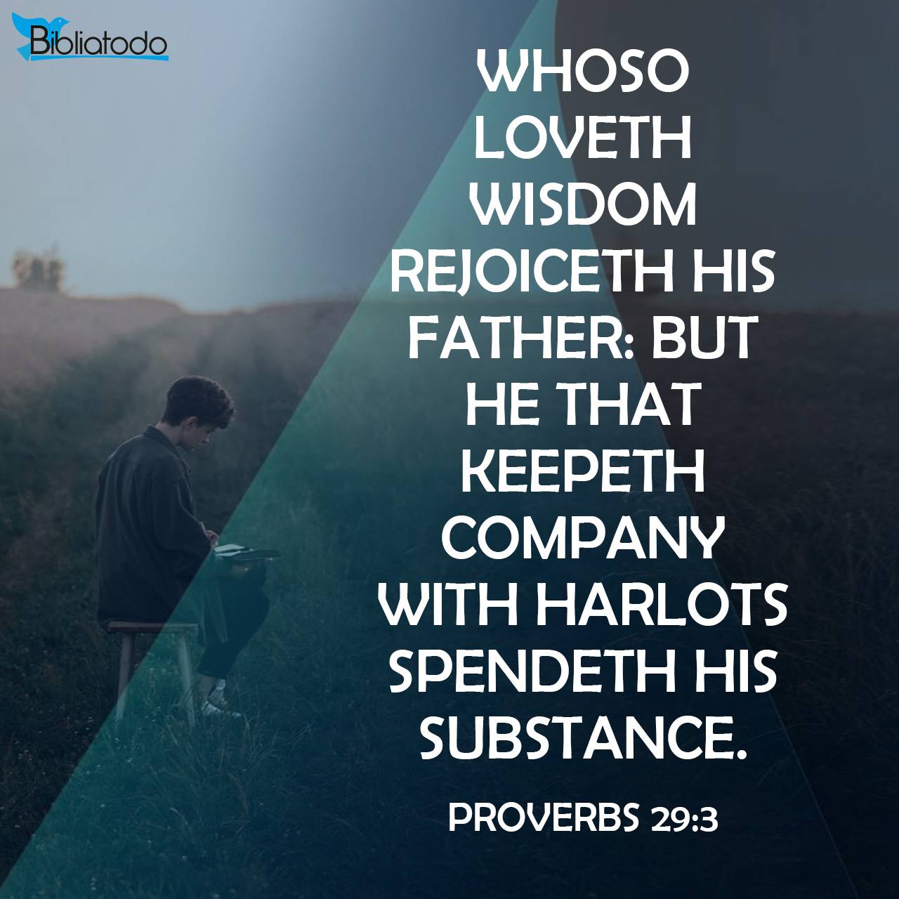 Proverbs 29:3 NET - The man who loves wisdom brings joy to his father ...