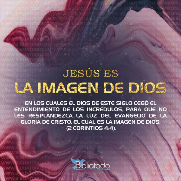 Significado de La imagen de Dios Jesús es