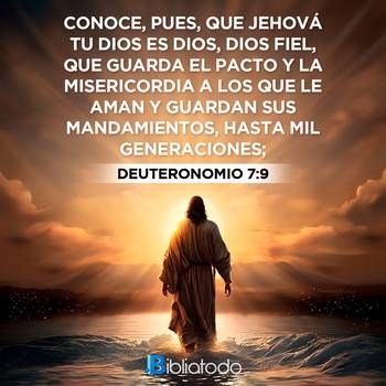 Deuteronomio 7:9