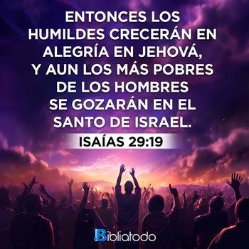 Isaías 29:19