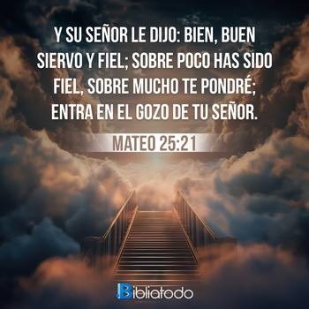 Mateo 25:21