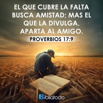 Proverbios 17:9