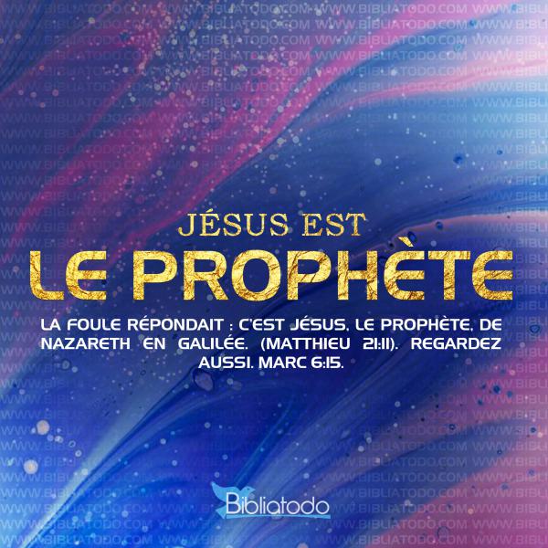 Sens Le Prophète Jésus Est