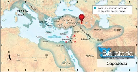 Capadocia Mapa y Ubicación Geográfica