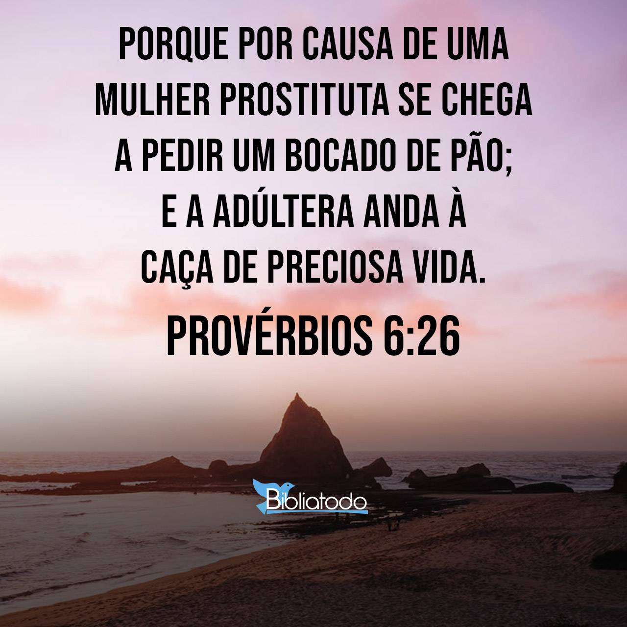 Provérbios 6:26 VIVA - E a mulher que trai seu marido é ainda pior que a  prostituta! Esta exige apenas um pouco de dinheiro…