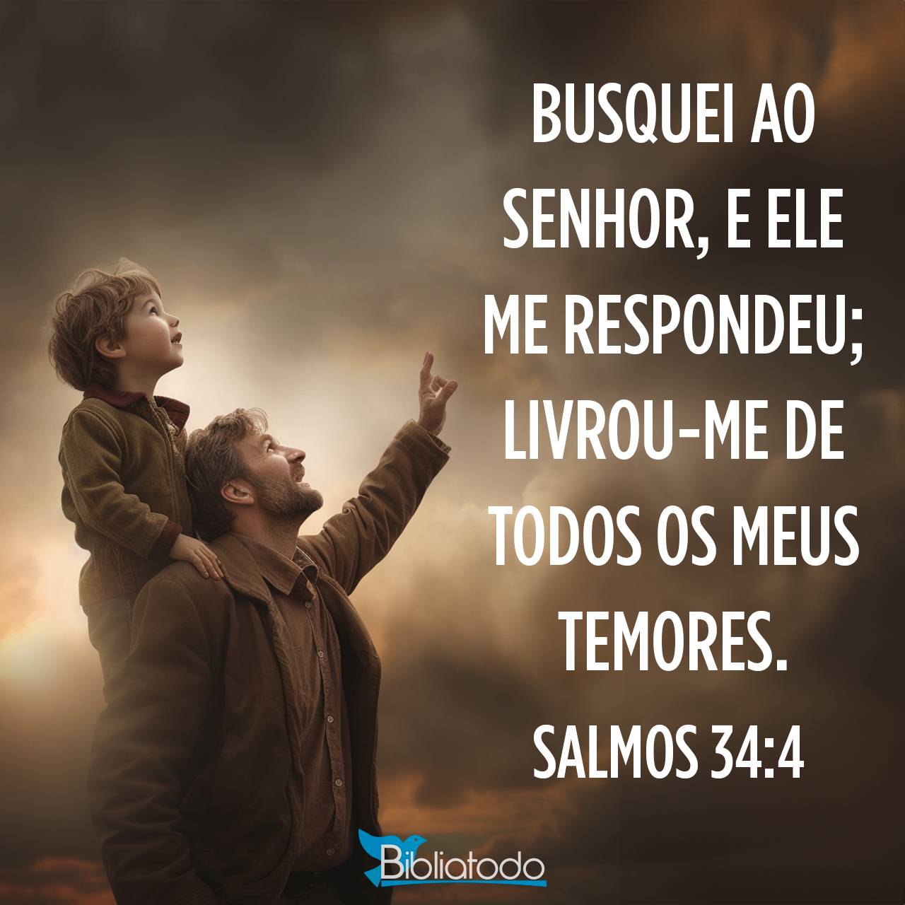 Salmos 34:4 CATÓLICA - Versiculo do dia