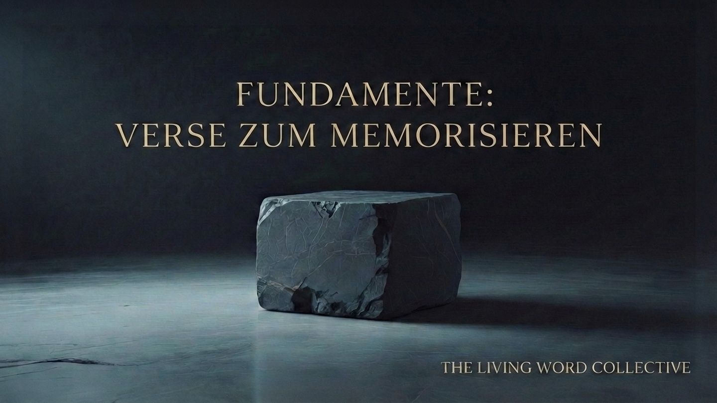 Fundamente: Verse Zum Memorisieren